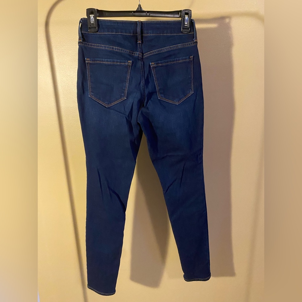 Blue skinny jeans